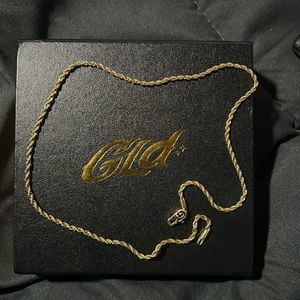 GLD- gold plated necklace 18” brand new